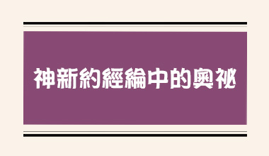 神新約經綸中的奧祕（造2176）